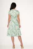 20550 Green Paisley Swing Dress