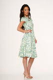 20550 Green Paisley Swing Dress