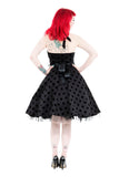 0211 Minnie Halter in Black Velvet