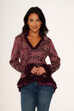 0919 Purple Victorian Tailed Jacket