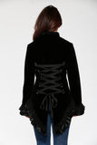 30100 Gloria Jacket in Black Velvet