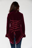 30102 Gloria Jacket in Purple Velvet