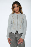 C6169 Grey Military Jacket