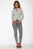 C6169 Grey Military Jacket